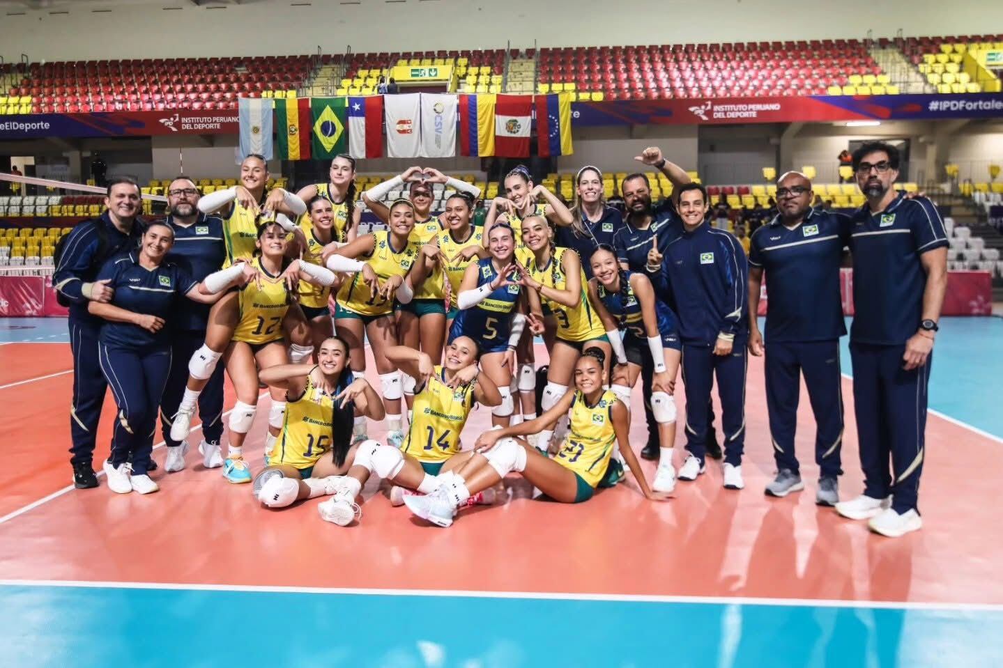 Brasil es uno de los favoritos para ganar el Sudamericano Sub 17 de Vóley 2025.