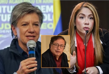 Claudia López y Gustavo Petro volvieron a unirse, pese a las diferencias. Juvinao se desligó de la alianza por su coherencia con sus votantes - crédito Catherine Juvinao, representante a la Cámara de Alianza Verde, pidió al CNE suspender provisionalmente la Resolución 01 de 2026 del partido, mientras estudia su impugnación - crédito Colprensa, Prensa Claudia López y Presidencia de Colombia