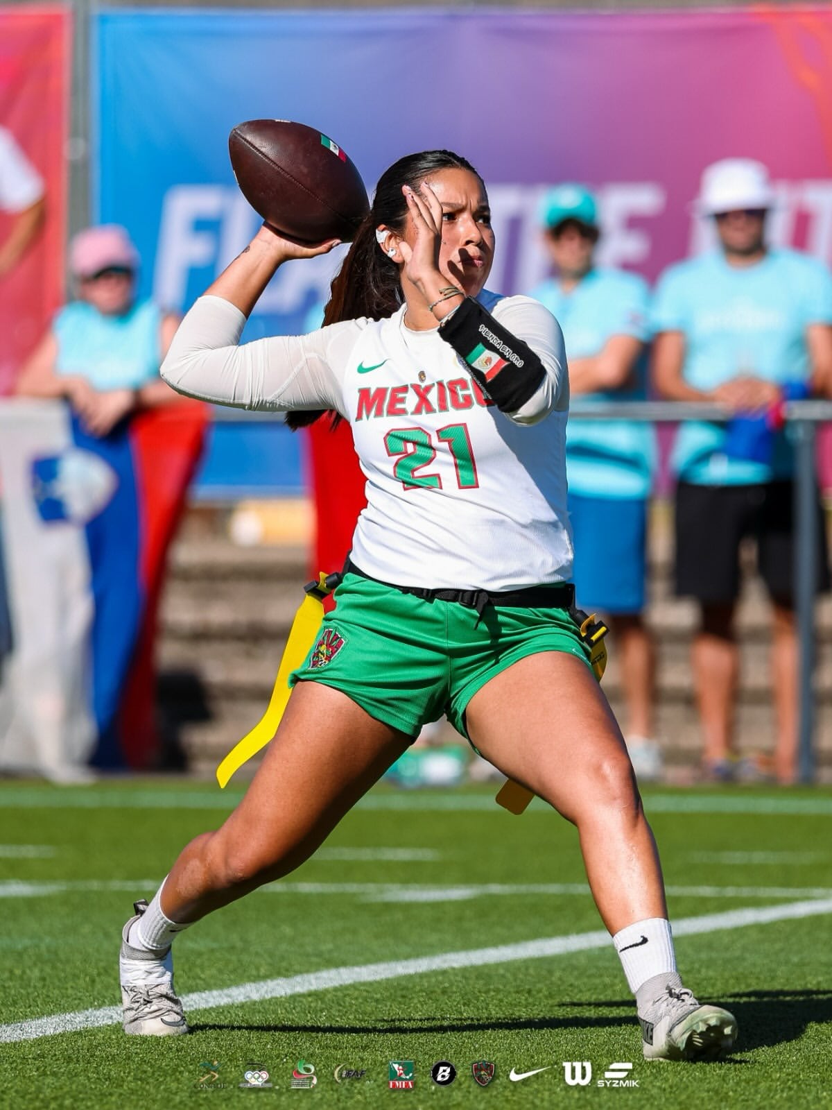 México logra u pase a los Juegos Olímpicos Los Ángeles 2026 en este mundial. (IG Federación Mexicana de Fútbol Americano)