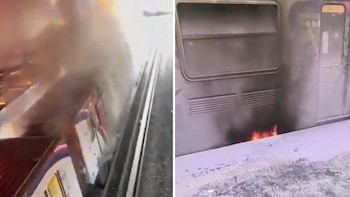 Momentos de tensión en el Metro Tasqueña por humareda: fotos y videos