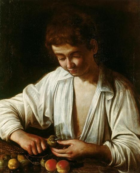 El contexto de pobreza de Caravaggio en sus primeros años en Roma apoya la teoría del reciclaje artístico en la pintura - (Caravage)