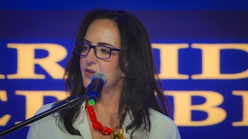 María Fernanda Cabal durante su discurso en el evento de apertura del Partido Republicano - crédito Prensa María Fernanda Cabal