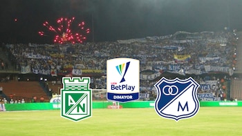 El partido entre Atlético Nacional