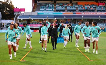 La selección Colombia Femenina juega por segunda vez en la historia los octavos de final de una Copa Mundial Femenina de la FIFA. Foto: REUTERS/Luisa Gonzalez