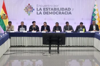 El presidente boliviano Luis Arce