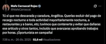 Mafe Carrascal Rojas, senadora del