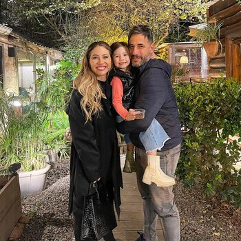 Adabel Guerrero con su pareja