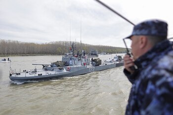 Ejercicios de la OTAN en Mahmudia, Rumania (Alexandru Busca via REUTERS)