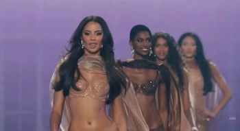 La modelo, que llegó a la final junto a Solange Omon y Tatyana Tinsley, calificó su participación en el Fashion Show 2026 como un sueño cumplido y convocó a celebrar el logro. ( Imagen de cortesía)