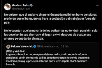 Gustavo Petro le respondió a