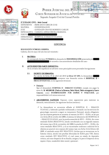 Resolución del Poder Judicial