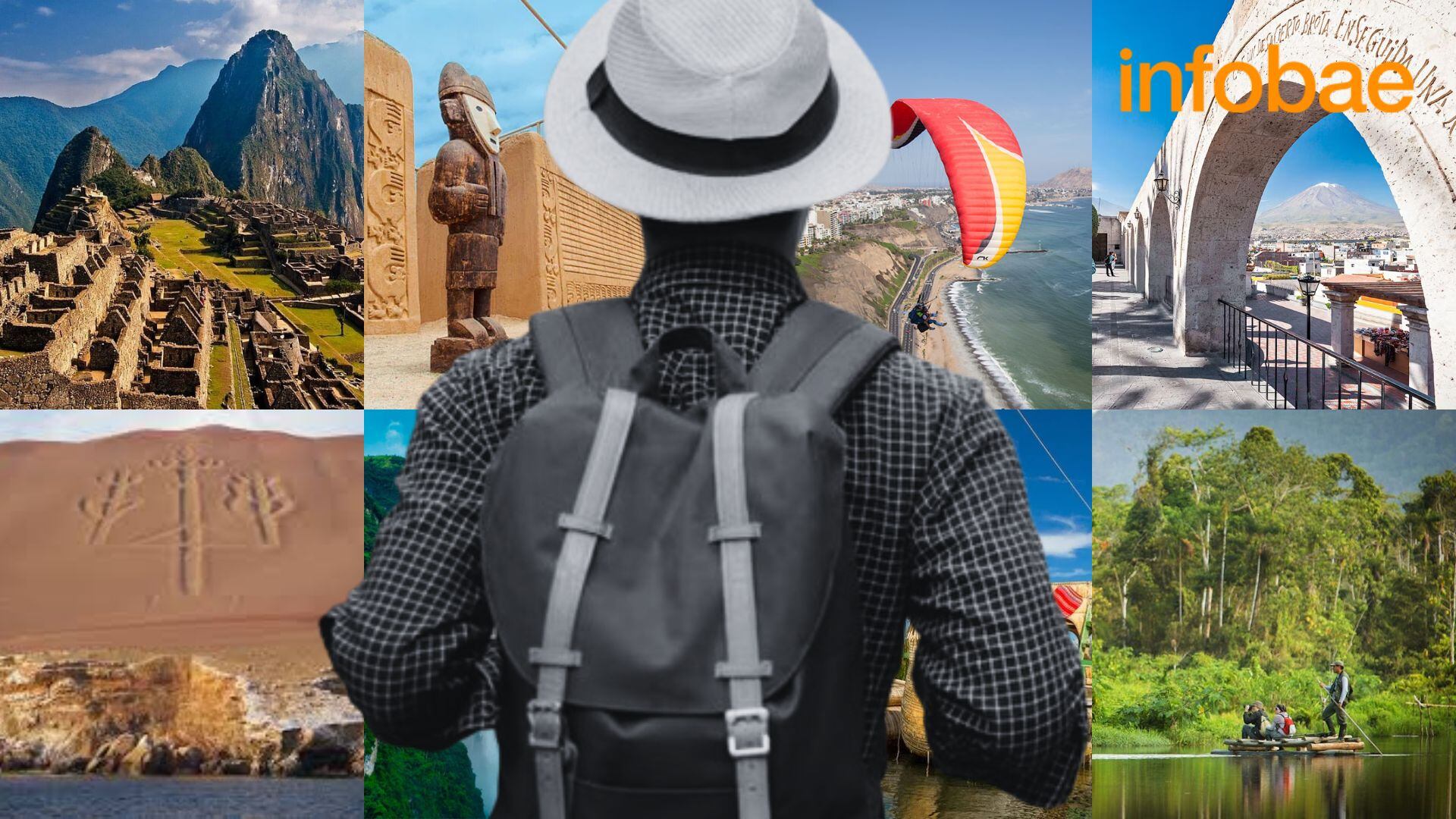 Semana Santa 2025. El Mincetur subraya que este movimiento turístico no solo beneficia a los destinos tradicionales, sino que también impulsa el desarrollo de regiones emergentes, promoviendo la descentralización y el crecimiento económico en diversas áreas del país. Créditos: composición/Infobae Perú