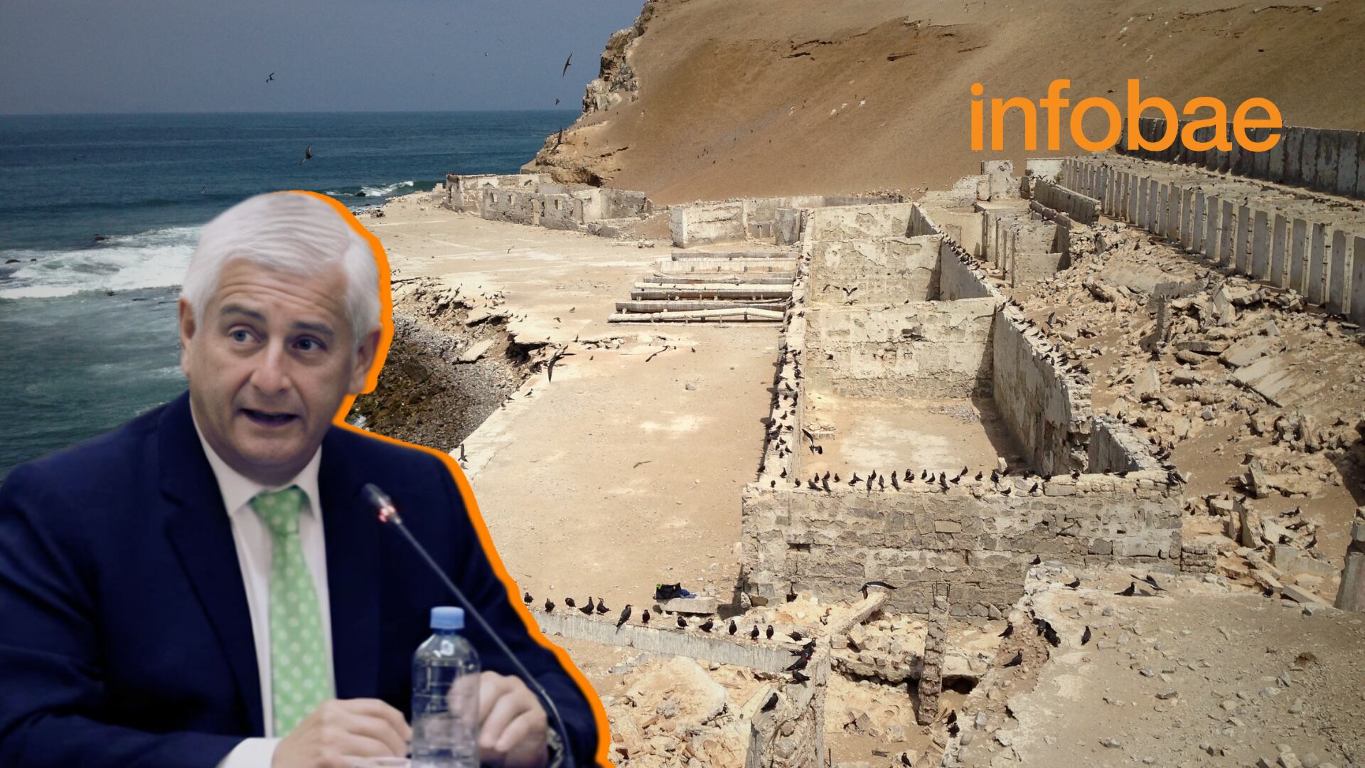 El parlamentario de Alianza por el Progreso, Juan Carlos Lizarzaburu, presentó la quinta iniciativa legislativa para reactivar la cárcel, que lleva cerrada casi 40 años. (Foto: Composición - Infobae/Renato Silva)