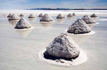 Salar de Uyuni, en Bolivia.
