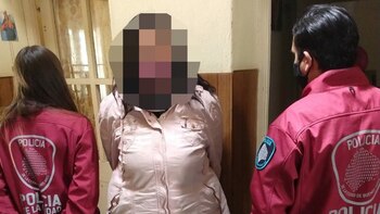 La mujer detenida en La