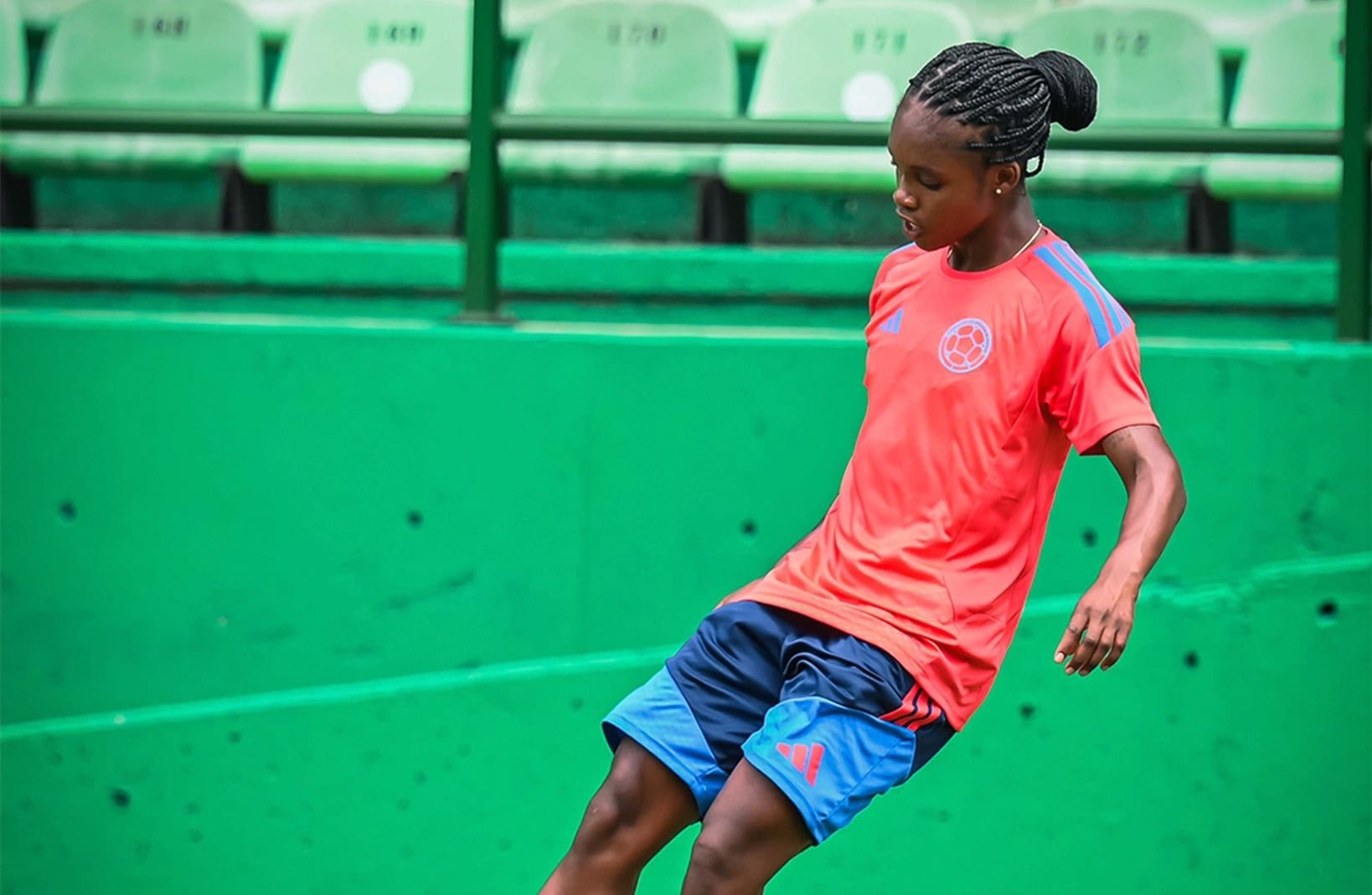 Linda Caicedo lidera a la Tricolor en el frente de ataque- crédito @FCFSeleccionCol/X