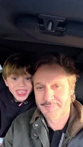 Benjamín Vicuña y el tierno saludo de cumpleaños para su hijo Amancio