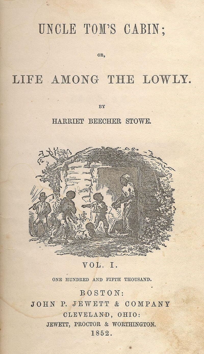 La novela de la escritora estadounidense Harriet Beecher Stowe fue publicada originalmente en forma de serie en el periódico abolicionista