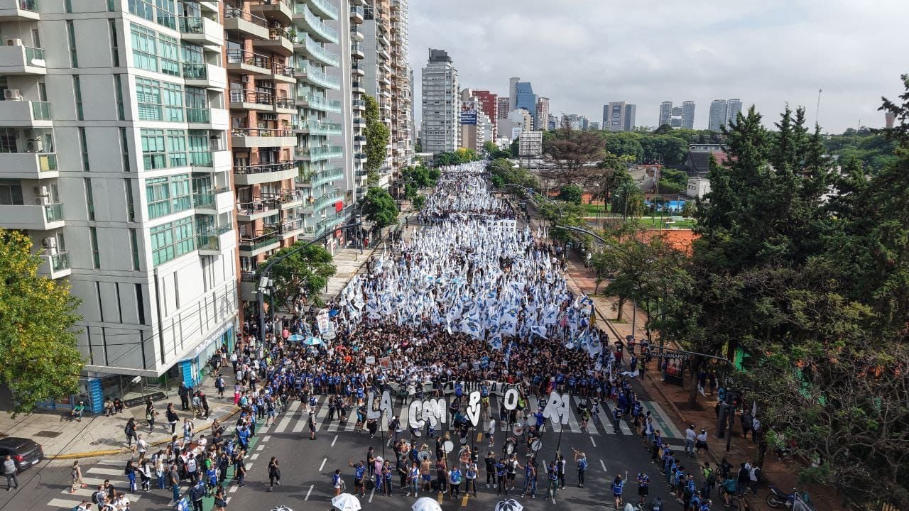 La Cámpora suele coordinar una manifestación callejera multitudinaria cada 24 de marzo