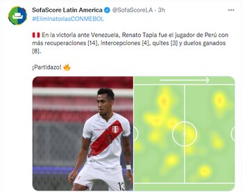 El volante tiene 5 goles