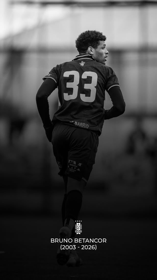 El futbolista Bruno Betancor falleció a los 22 años por un paro cardiorrespiratorio (@deportivoitaliano.1)