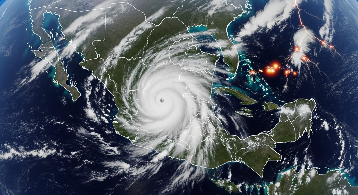 Huracán Genevieve se mantiene en categoría 3 mientras nueva onda tropical ingresa a México: habrá lluvias fuertes en 19 estados