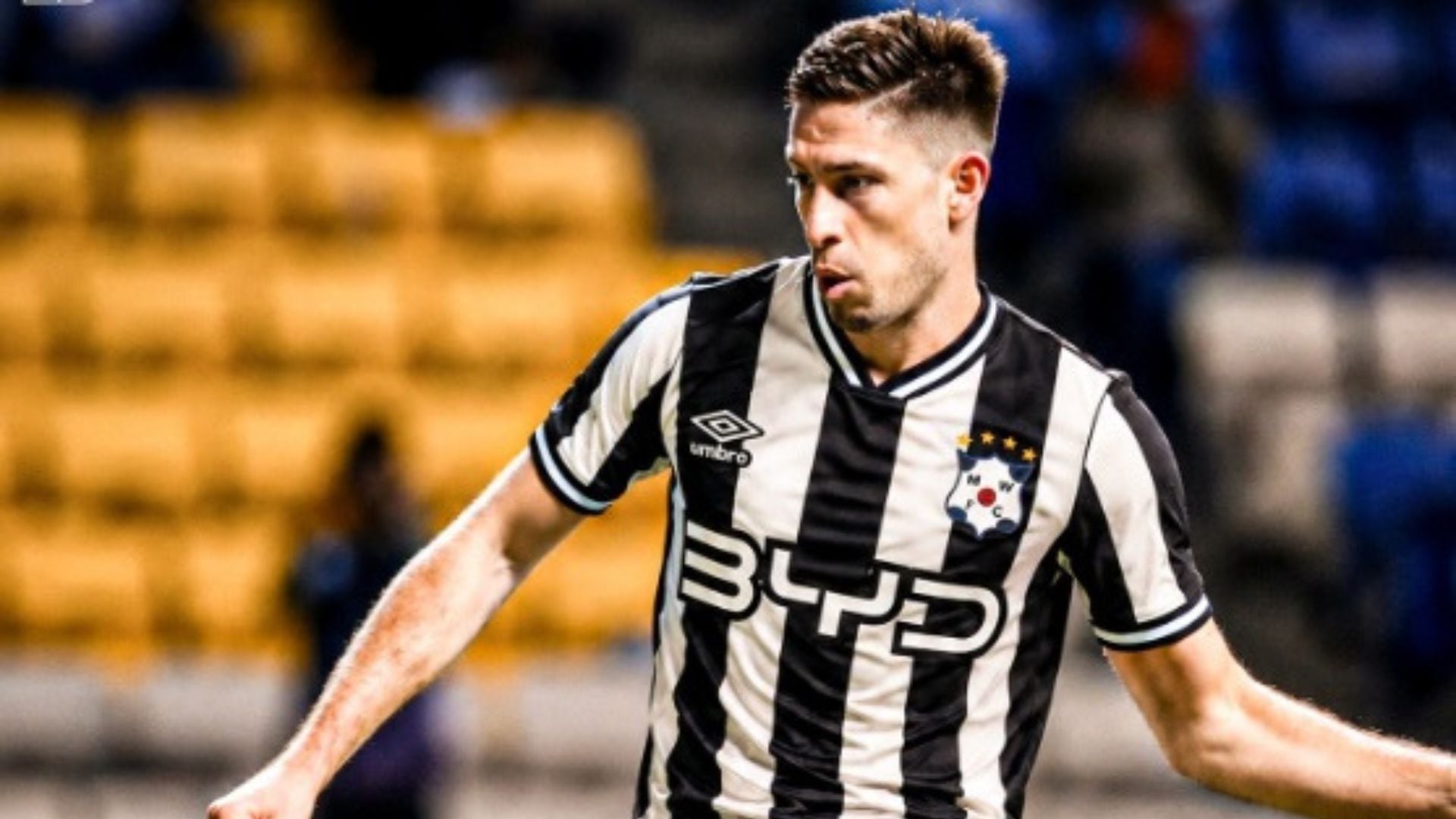 Santiago Ormeño acumula siete presencias y un gol con Montevideo Wanderers. - Crédito: Difusión
