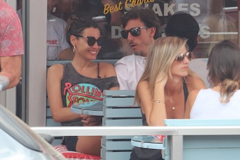 Pampita y Roberto García Moritán, en la Barra de Maldonado (Fotos: GM Press)