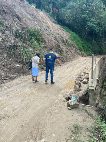 Deslizamiento en Bucaramanga