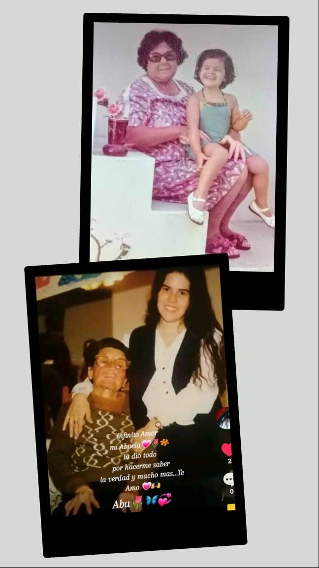 Su abuela Aselda fue una figura muy importante para ella.