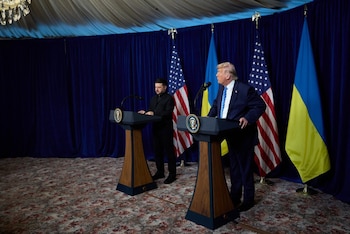 Zelensky y Trump mantuvieron un