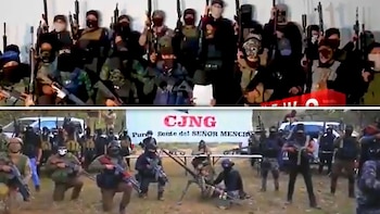 Supuestos miembros del CJNG lanzaron