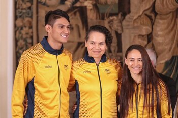 Miguel Trejos y Jenny Arias,