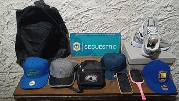 Los elementos robados en la