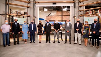 Los disertantes de la primera