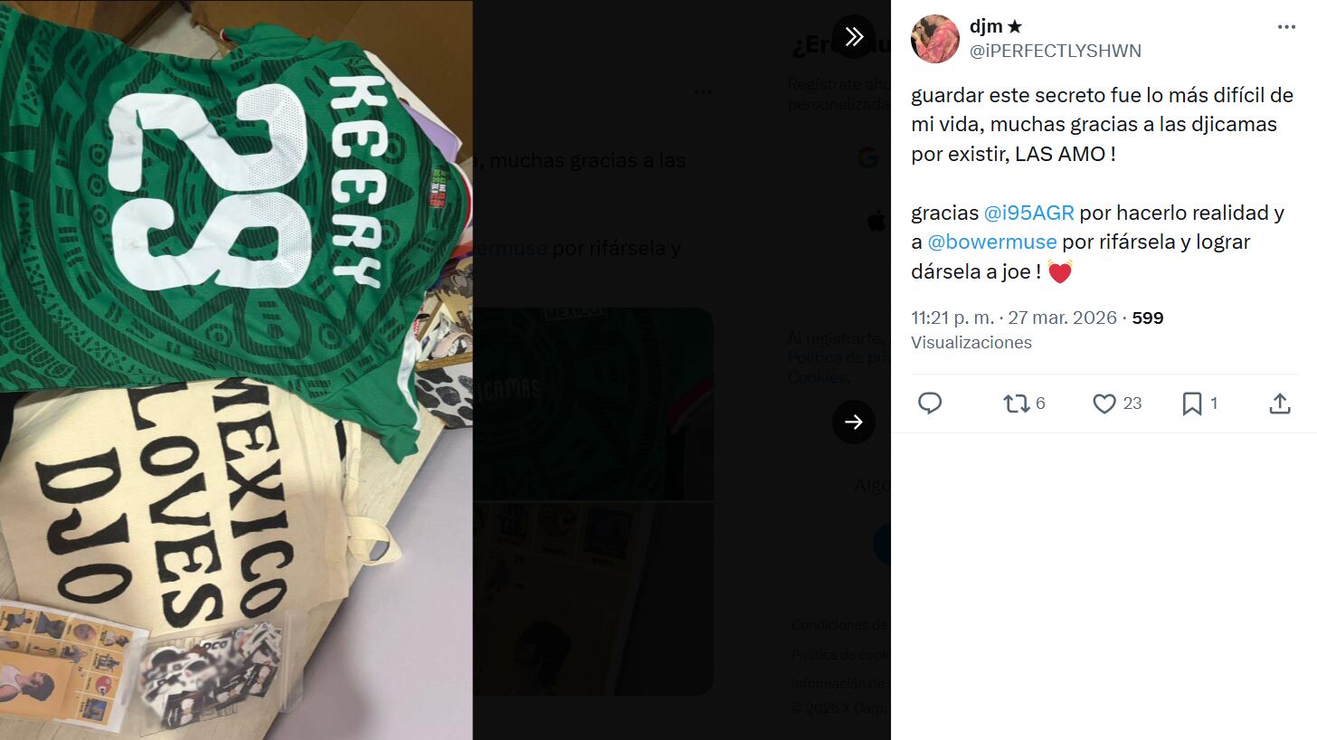 Las declaraciones de amor por México de Joe Keery han aumentado su conexión y vínculo con sus seguidores nacionales. (Crédito especial: X/ @iPERFECTLYSHWN)