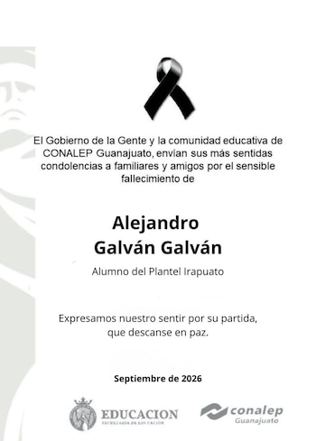 El ataque dejó inicialmente a un estudiante muerto y a otro herido, quien falleció posteriormente mientras recibía atención médica. (Crédito: facebook | Conalep Irapuato)