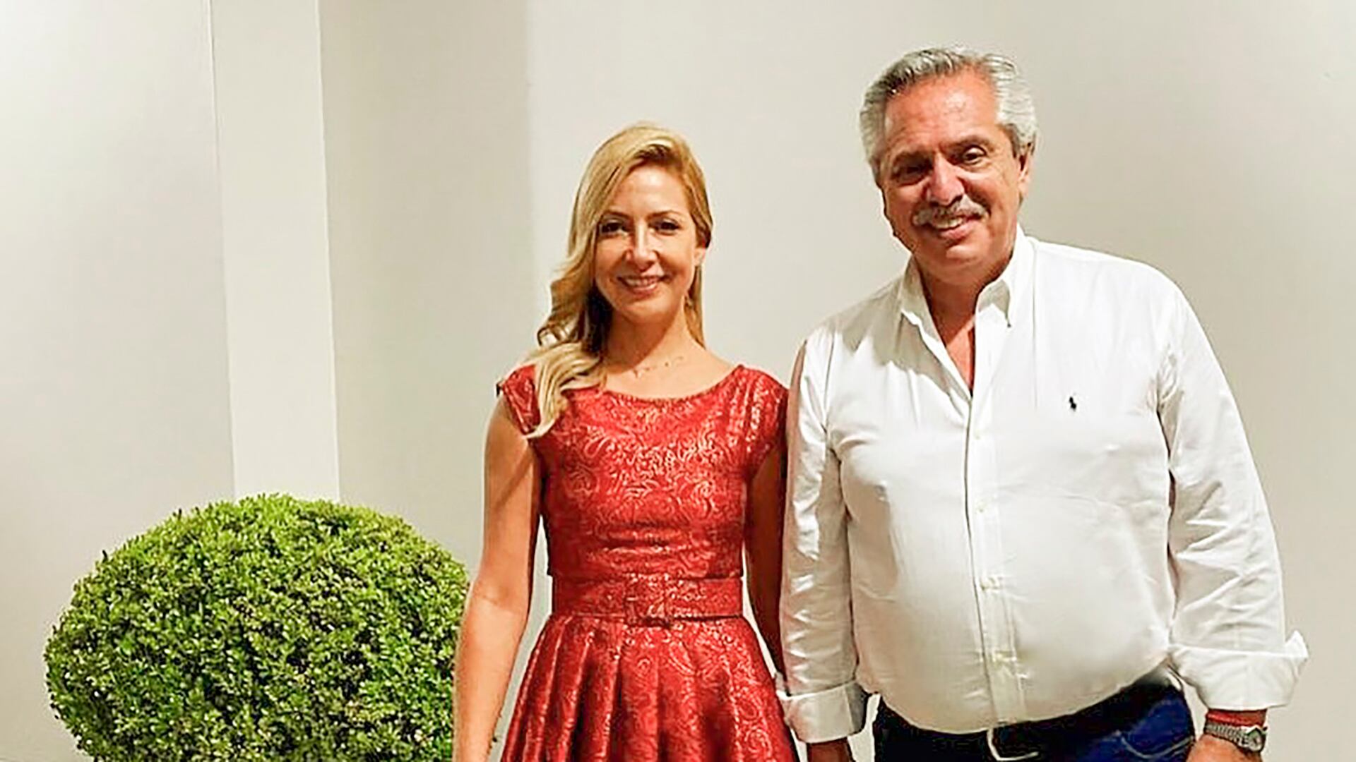 Fabiola Yañez y Alberto Fernández