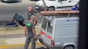 Un rifle de aire comprimido