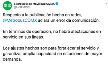 La secretaría de Movilidad de