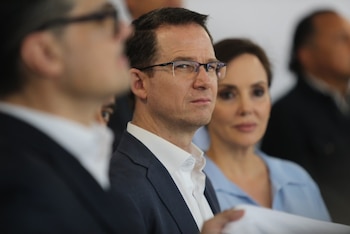 El senador del PAN, Ricardo Anaya, apoya que haya derecho de réplica en la mañanera.
Crédito: X/ @AccionNacional