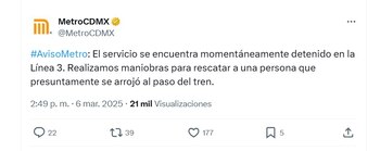 (X/ @MetroCDMX)