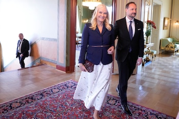 Mette-Marit y Haakon, en imagen