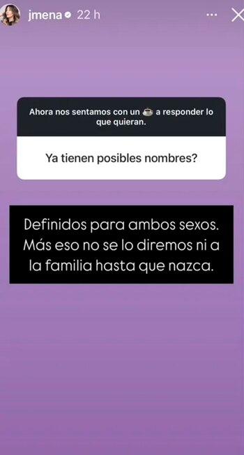 Jimena Barón dialogó con sus