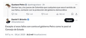 El concejal Daniel Briceño cuestionó