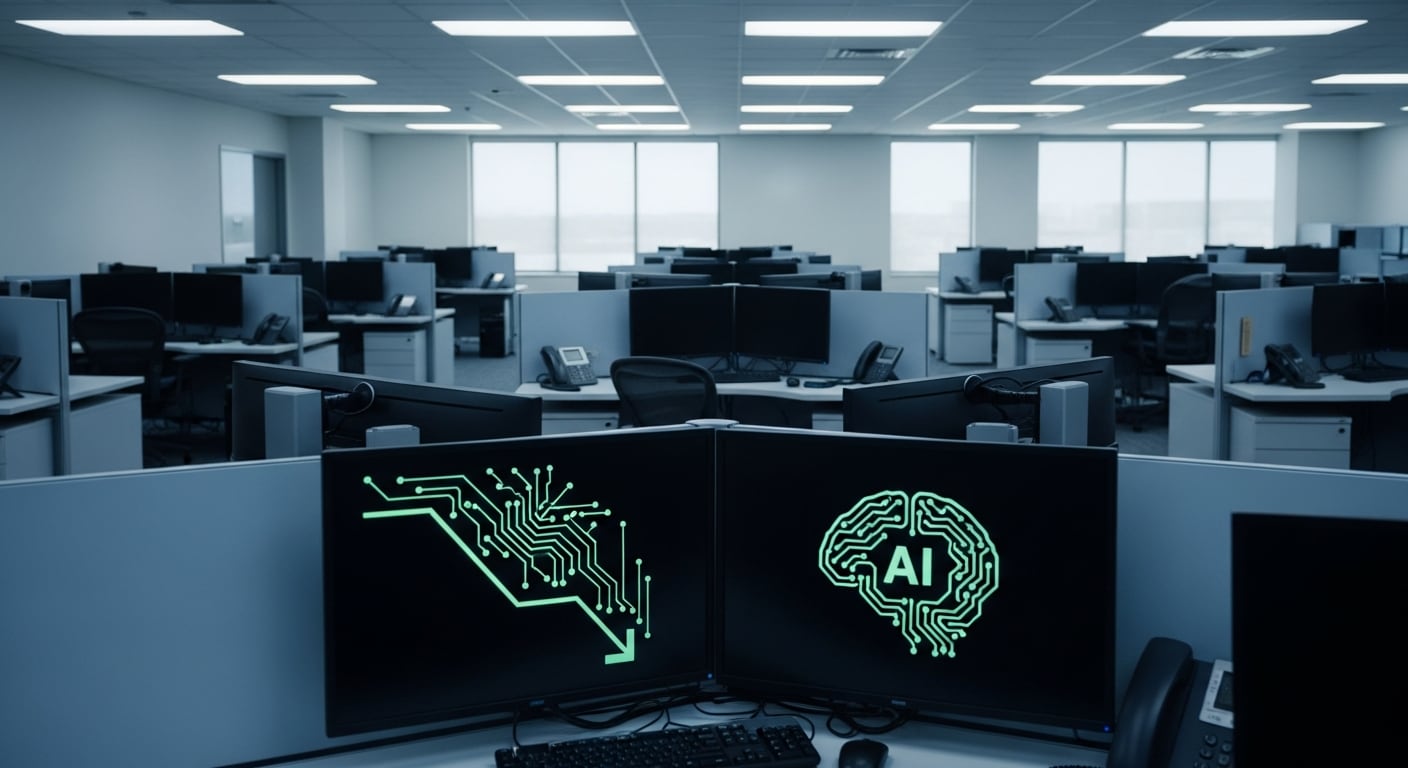 La inteligencia artificial y la tercerización a India y Filipinas aceleraron la pérdida de puestos administrativos en Phoenix (Imagen Ilustrativa Infobae)