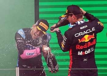 Max Verstappen celebra su victoria