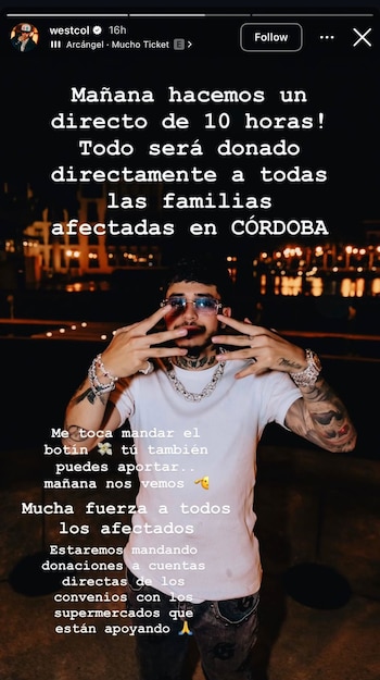 Westcol realizará en vivo de