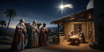 Los Reyes Magos entregan oro,