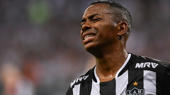 El brasileño Robinho durante su